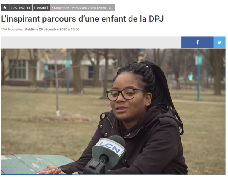 L’inspirant Parcours D’une Enfant De La Dpj Fondation Des Jeunes De La Dpj